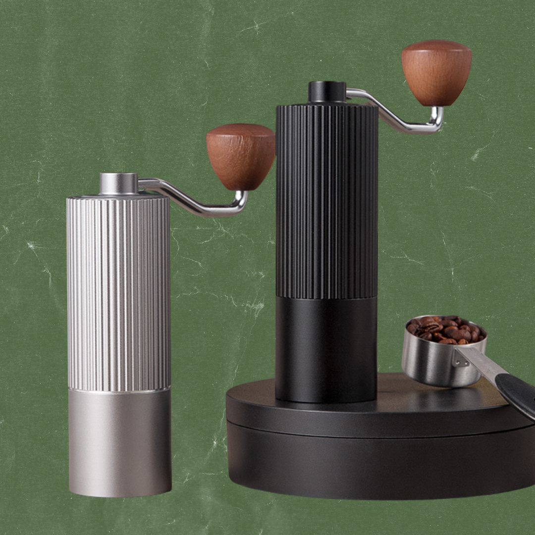 Premium Hand Coffee Grinder (Gunmetal Gray – 7-Core Version)